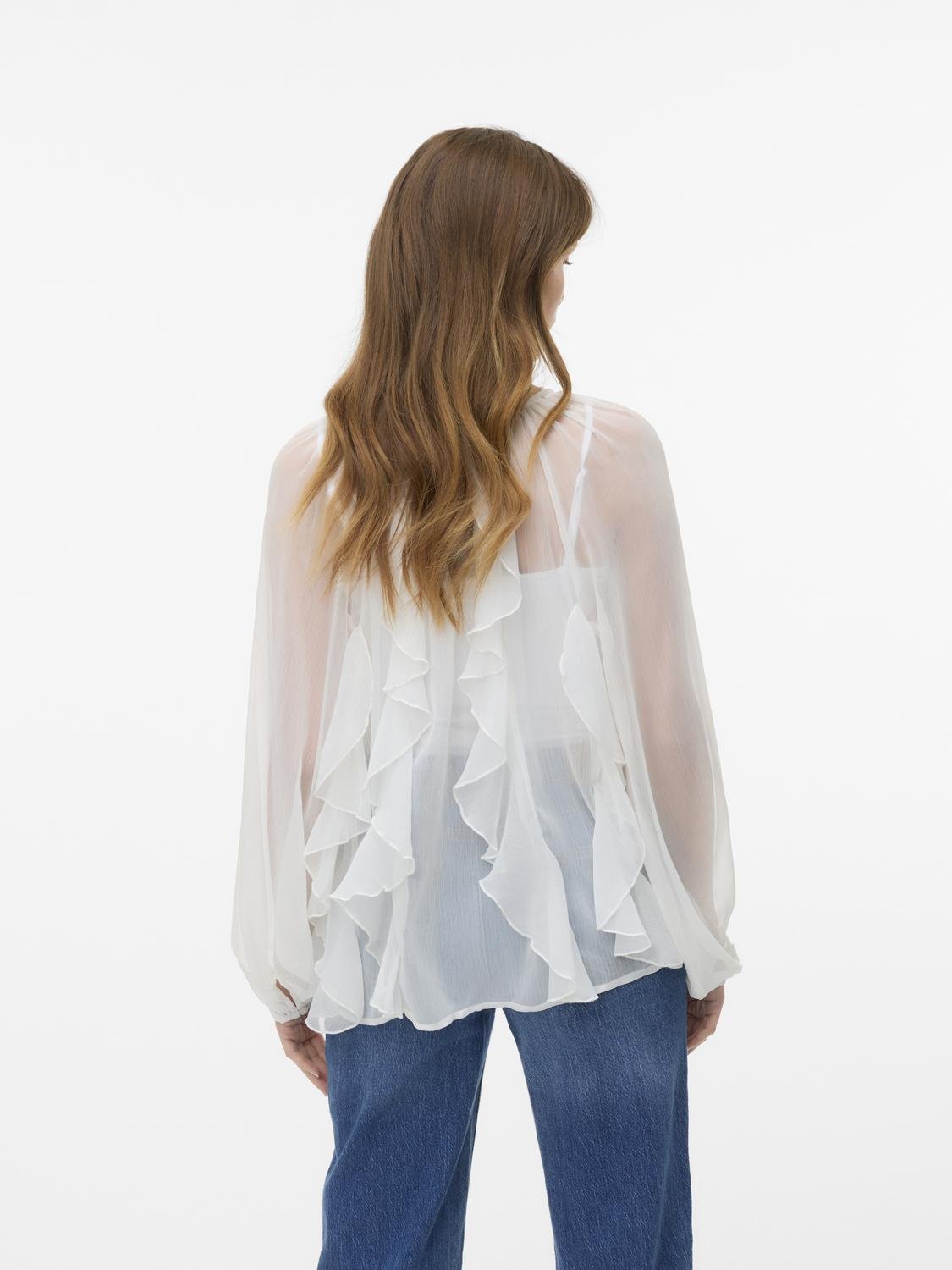 VMOAKLEY Top - Snow White - VERO MODA & VILA Bergvik